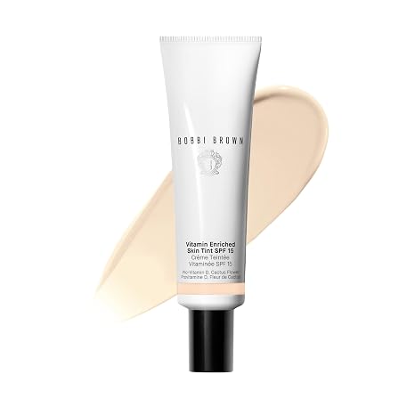Bobbi Brown Vitamin Enriched Skin Tint SPF 15 | Broad Spectrum SPF Skin Tint | Hydrating Tinted Moisturizer | Vitamins B, C, E, 1.7 Fl Oz