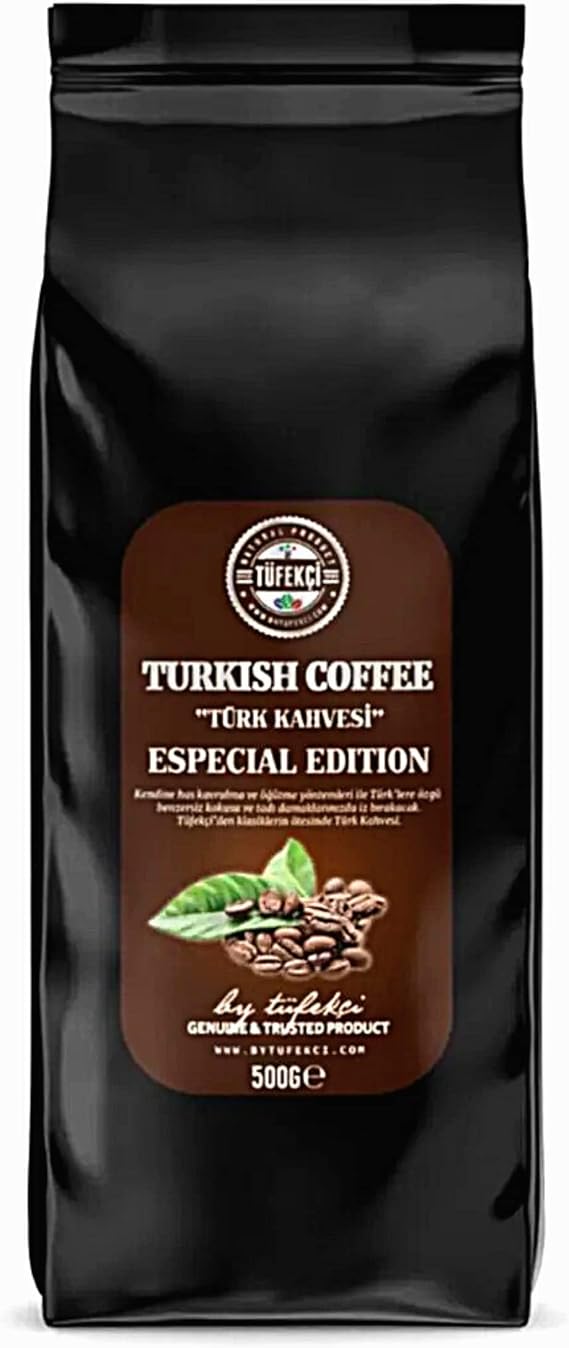 By Tüfekçi Orta Kavrulmuş Türk Kahvesi 500 gr Poşet