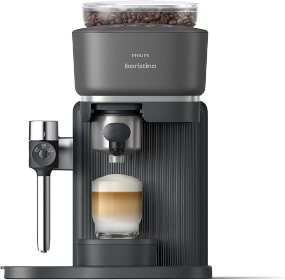 PHILIPS Baristina Latte Espresso Machine, Integrated Milk Frother, 16 Bar