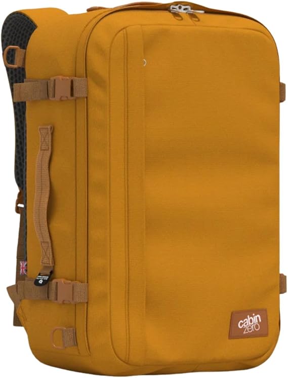 Cabinzero Classic Plus Backpack 42L, Padded Carry On with YKK Zips