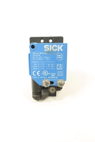Sick Wl12-3p2431 1041436 Photoelectric Retro-reflective Sensor 10-30v-dc D562157