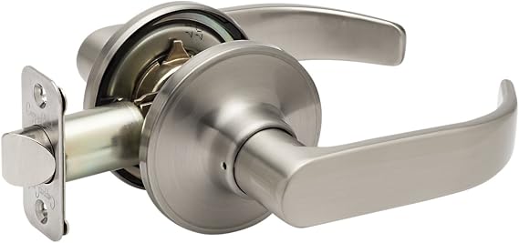 Copper Creek EL1220SS Erin Passage Door Lever, Satin Stainless