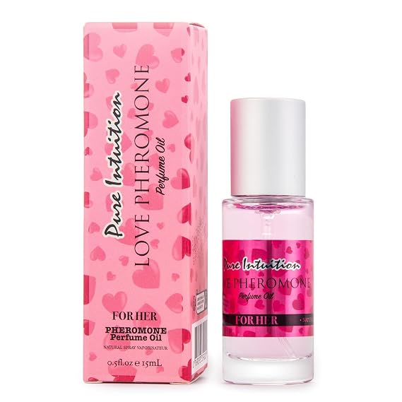 Love Pheromone Perfume Oil for Her Long-Lasting Floral and Fruity Notes Women's Cologne Parfum Fragrance - Travel Sized Portable (0.5 fl. oz Spray)