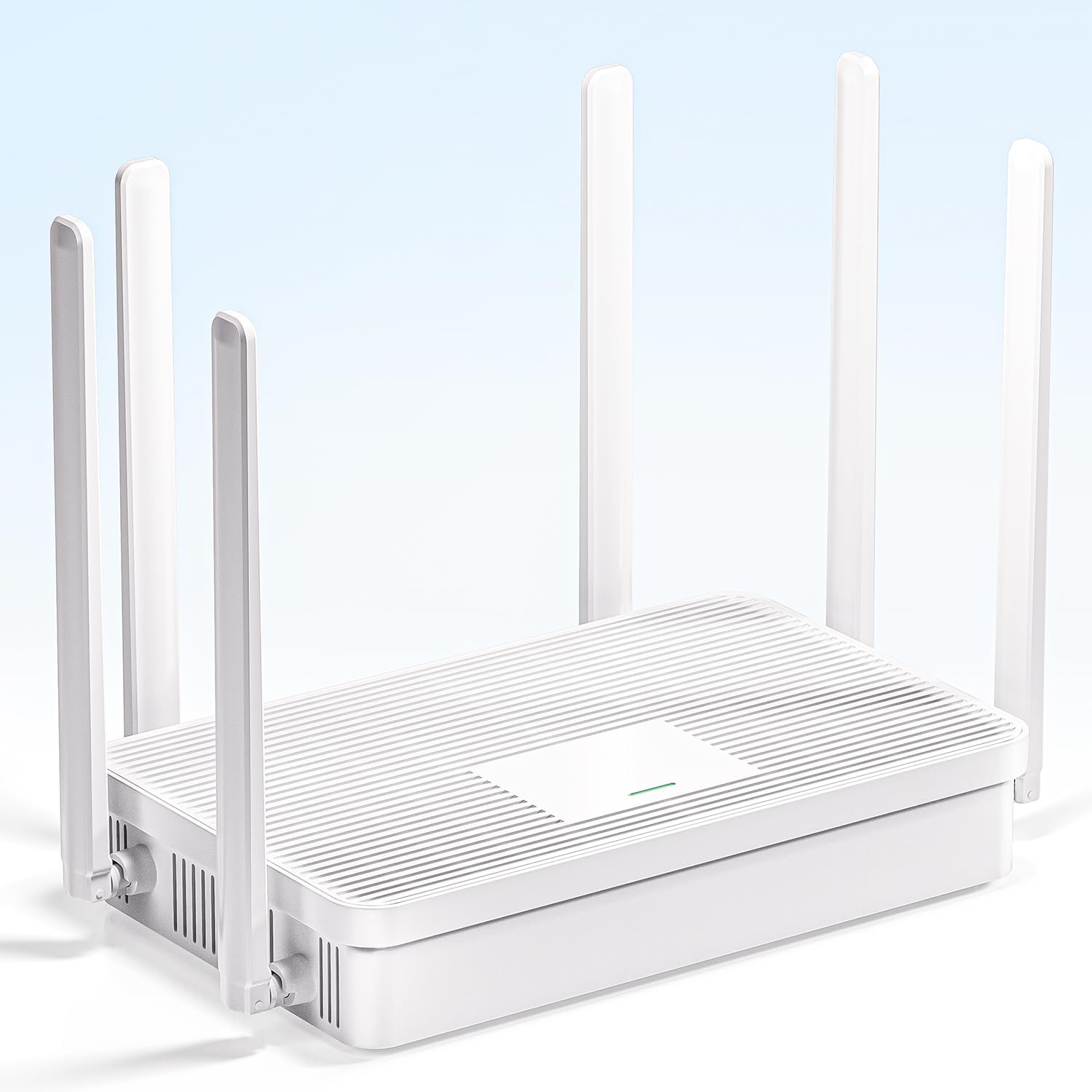 2025 New AX3000 WiFi 6 Router, Dual B Gigabit Router, High Speed Port with 6 High-Gain Antennas, Wireless Networking, Long Range Coverage