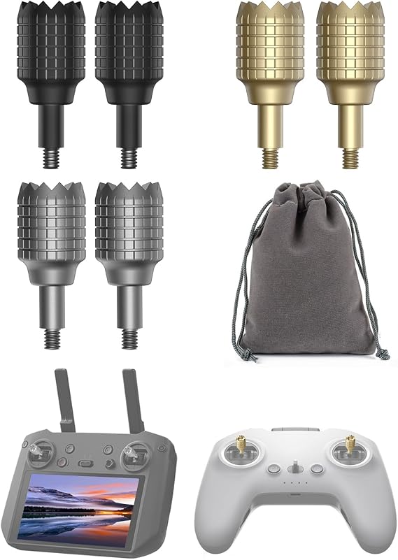 LKTOP 3 Pairs Controller Stick Replacement Joystick Thumb Rocker for DJI RC Pro Controller, FPV Remote Controller 2/3, Compatibility: DJI Mini 3 Pro, Air 2S, Mavic 3/Pro/Classic/Cine, Avata/2, FPV