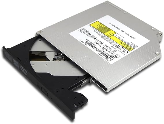 Dell Vostro 3750 3700 1320 3400 1220 Series Laptops 8X DL DVD RW RAM Double Layer Recorder 24X CD-R Burner SATA Slim Internal Optical Drive Replacement