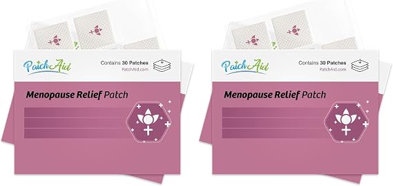 PatchAid Menopause Relief Topical Patch 30-Day Supply (Pack of 2)