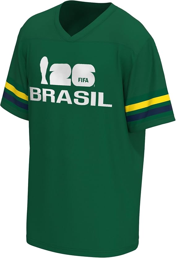Outerstuff Men's Mens Short Sleeve V-Neck Football Jersey Mens Short Sleeve V-Neck Football Jersey (Pack of 1)