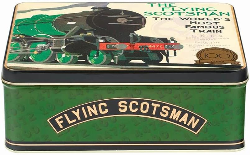 Flying Scotsman Deep Rectangular Tin 195 x 154 x 75mm