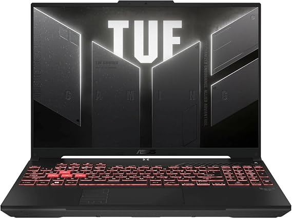 ASUS TUF Gaming A16 Laptop: AMD Ryzen 5 7535HS, NVIDIA GeForce RTX 4050, 16GB DDR5 RAM, 512GB PCIe SSD, 16" Full HD+ (1920x1200) 144Hz Display, Windows 11
