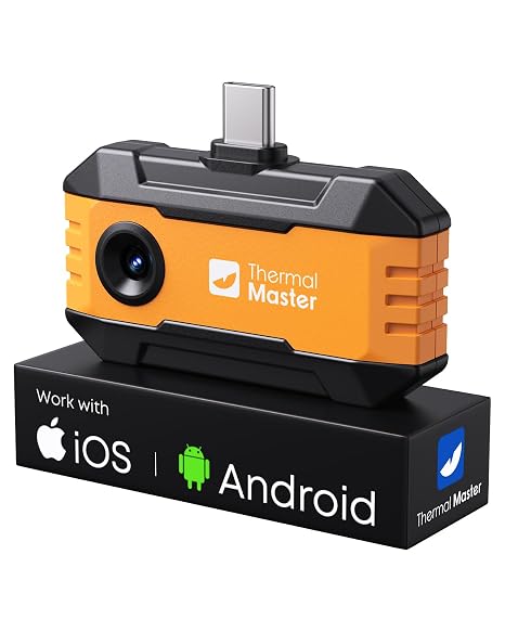 Thermal Master P1 Thermal Camera for USB-C iPhone Android, Orange