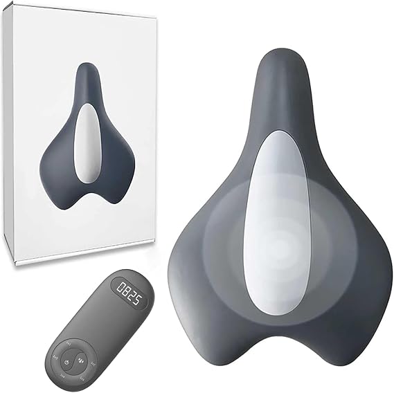 Electric Pelvic Floor Trainer 2025 Upgraded Portable Exercise Device for Women and Men, Heat Therapy, Strengthens and Tightens Pelvic Floor Muscles for Daily use (Grey)