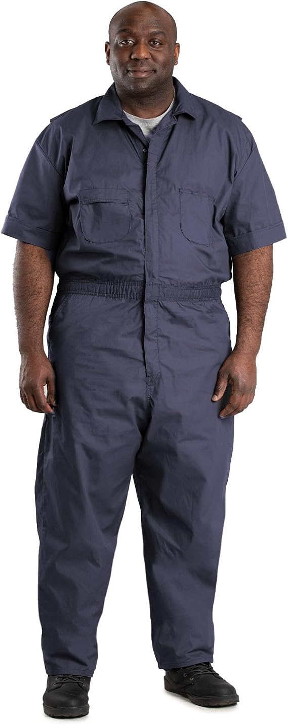 Berne Men's Heritage Short Sleeve Poplin Coverall