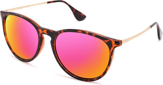 Pro Acme Retro Round Sunglasses Women Men 100% Real Glass Lens