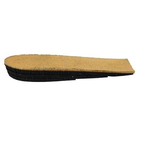Adjust-A-Lift Heel Lift, Placed in Heel of Shoe to Raise the Base of the Foot, Helps to Correct Leg Length Discrepancies or Ease Painful Heel Spurs, Small, 2" Wide