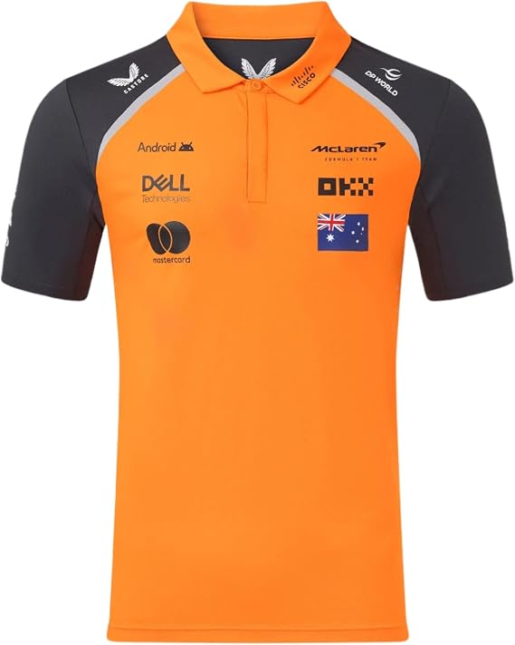 Castore McLaren Men's Team Polo Shirt