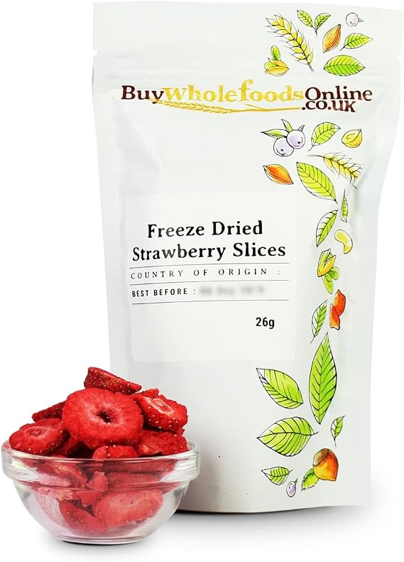 Freeze Dried Strawberry Slices 26g