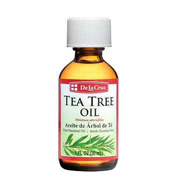 De La Cruz 100% Pure Tea Tree Essential Oil from Australia - Steam Distilled for Aromatherapy - 1 FL OZ (30 mL)