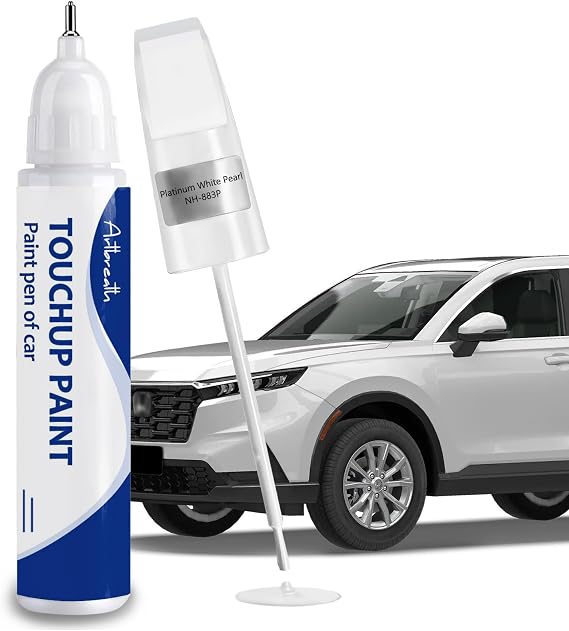 Platinum White Pearl NH-883P Touch Up Paint for Honda OEM Color Match