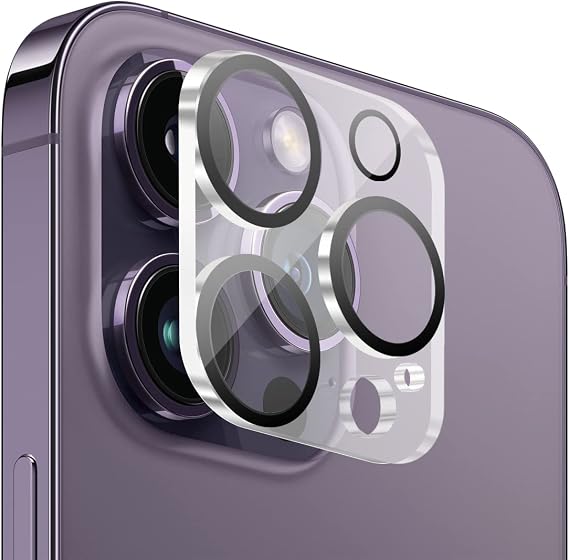 BUFF LABS iPhone Kamera Lens Koruyucu, (iPhone 14 Pro Max/iPhone 14 Pro), BLLK, Şeffaf