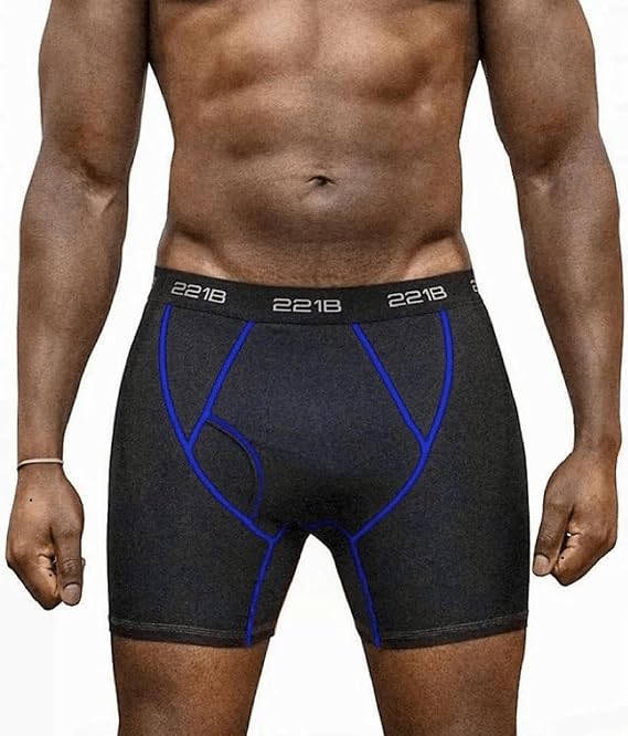 221B Tactical Maxx-Dri RFX Boxer Briefs - BJJ Compression Underwear-Base Layer Workout Shorts