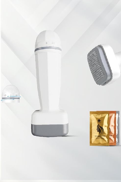 120 Titanyum İğneli Ayarlanabilir İğne Ölçülü (0.25-2.0mm) Dermastamp - Serum Seti Hediyeli -