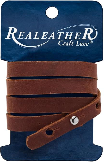 Realeather Leather Wrap Bracelet, Rustic,