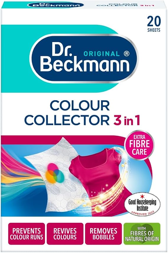 Dr. Beckmann Colour Collector All in 1, 20 Sheets, Stops Colour Runs
