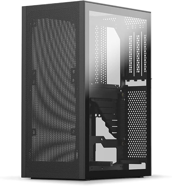 Ssupd Meshlicious Mini-ITX Gehause Tempered Glass, Black