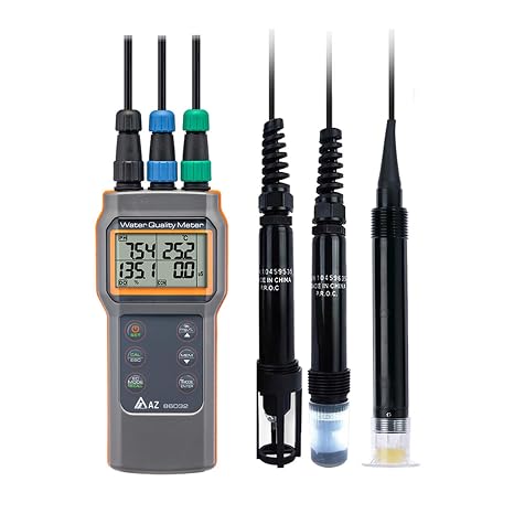 AZ-86032 6-in-1 Water Quality Meter for ODO pH EC TDS Salinity Temp