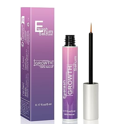 Premium Eyelash Growth Serum, Eyebrow Growth Serum, 18 Plant Extracts for Advanced Lashes Enhancer Longer, Fuller and Thicker, Natural Beauty Enhancement 4.73ml