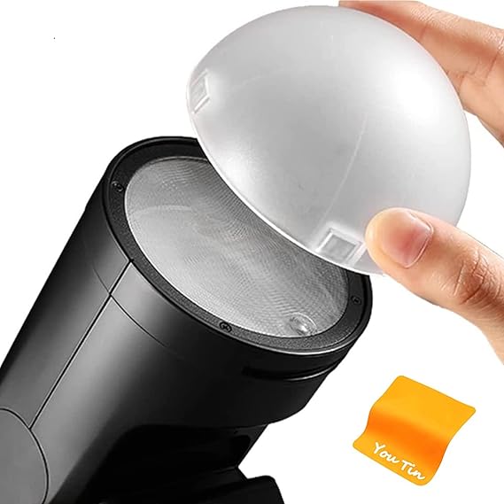 Godox AK-R11 Diffuser Dome for Godox V1 Flash Series Camera Round Head Flash, V1-S, V1-N, V1-C,AD200 Pro, AD200 AD100Pro / H200R