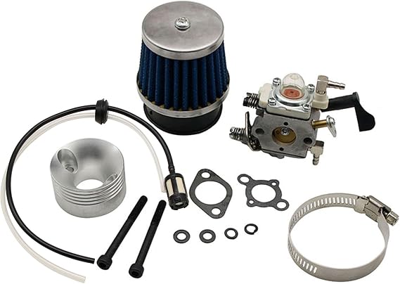 FLMLF Rc Car Small Air Filter + Carburetor + Fuel Pipe Kit