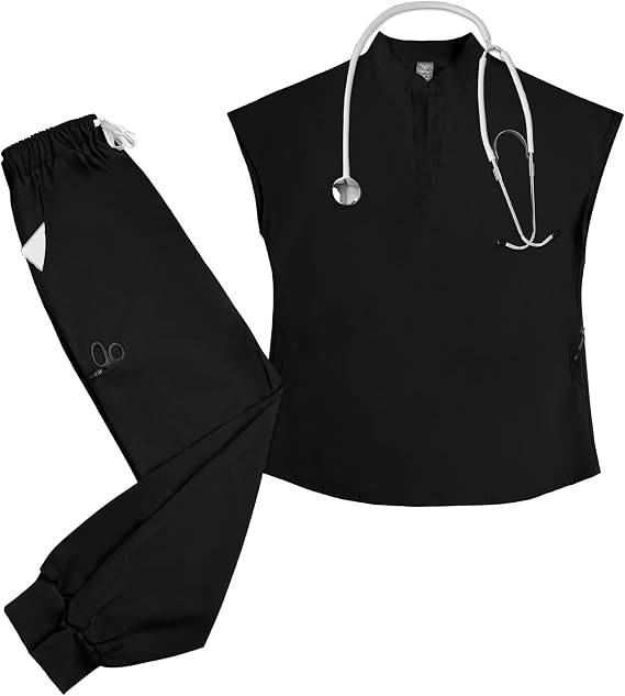 Work Clothes Elastic Uniforms Beauty Salon Bath Center Work Clothes for Men and Women