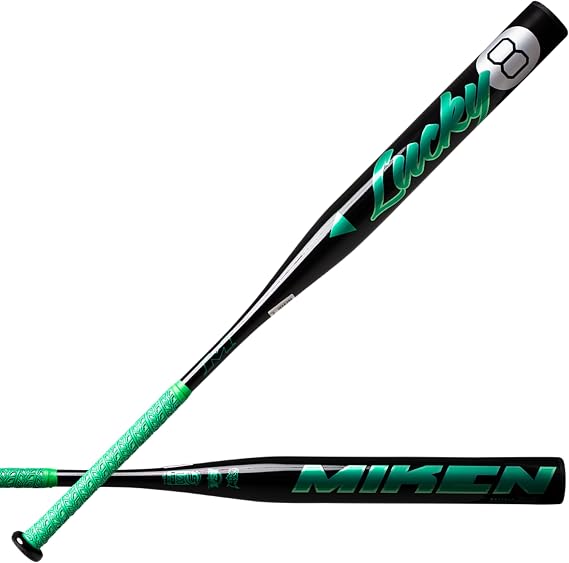 MIKEN | Lucky 8 Slowpitch Softball BAT | USSSA | 13" Barrel | Max Load | MSU5LKY1L
