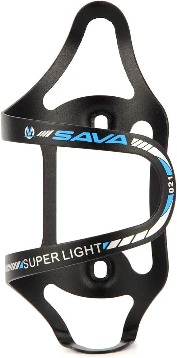 SAVADECK Bicycle Lightweight Aluminum Water Bottle Cage Alloy Bike Bottle Holder Bike Accessories Blue