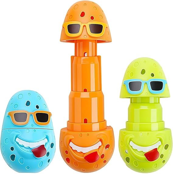 Diving Pool Toys - Funny Floating Clown Eggs Dive Sticks Set 3 Pieces,