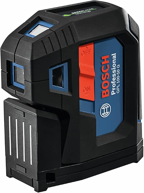 BOSCH PRO GPL100-50G Green-Beam Five-Point Self-Leveling Alignment Laser