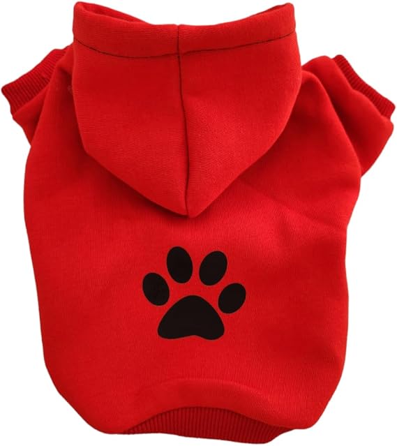 Kedi köpek kıyafeti pati baskılı sweatshirt