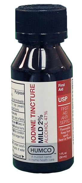 121391001 Iodine Tincture, Mild 2%, USP, 1oz