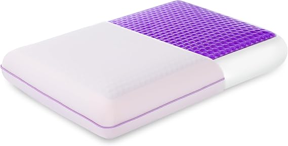EGOHOME Cooling Gel Memory Foam Pillow, Reversible Design, Neck Support