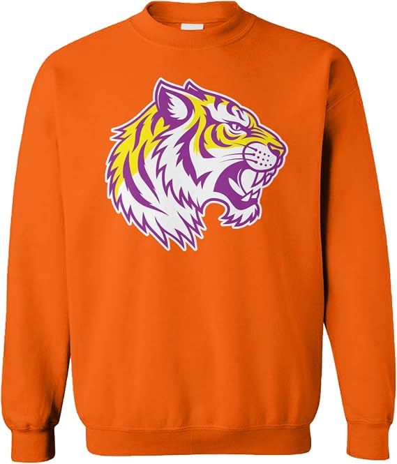 Tcombo Tiger Head - College Sports Lousiana Unisex Crewneck Sweatshirt