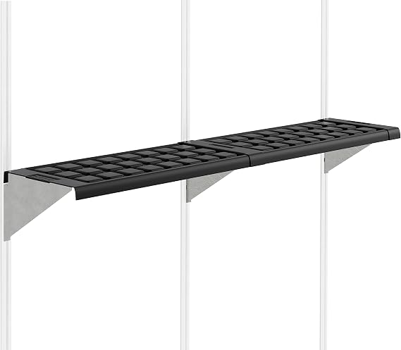 Palram - Canopia Greenhouse Shelf for Canopia Greenhouses,Black | Greenhouse Accessory, Plant Shelving, Storage, Organization, Garden Space, Easy To Install, Adjustable