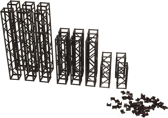 Plum PLA Accessory 01 (Truss Black) Non-Scale Plastic Kit