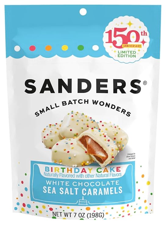 Sanders Small Batch Wonders Kettle Cooked Candy, 8 oz. (Birthday Cake, 8 oz)