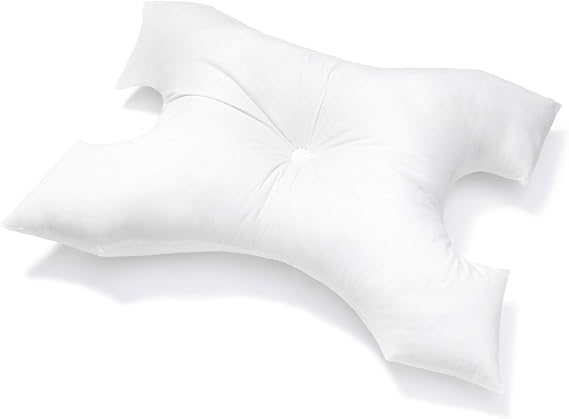 CPAP Pillow by Pillows with a Purpose - Standard Size - Unqiue Design with Contoured Cut-Outs - Hypoallergenic with Cover Included