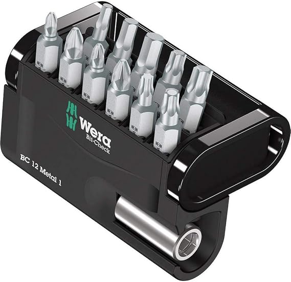 Wera 05057424001 Ürün Çeşitleri, Bit-Check Metal 1, 12 Parça, Adet