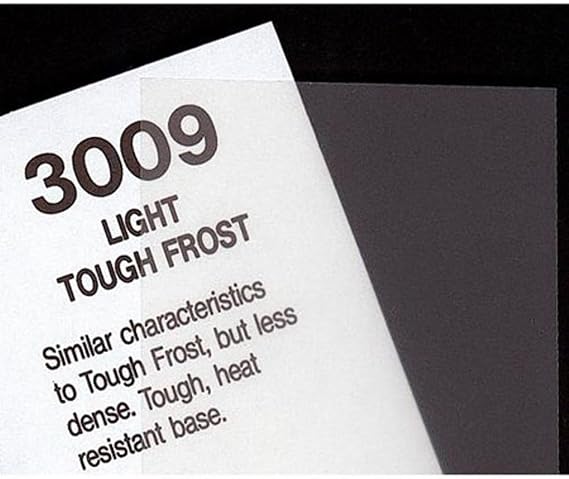 Rosco Cinegel Light Tough Frost, 20x24" Sheet of Light Diffusing Mater