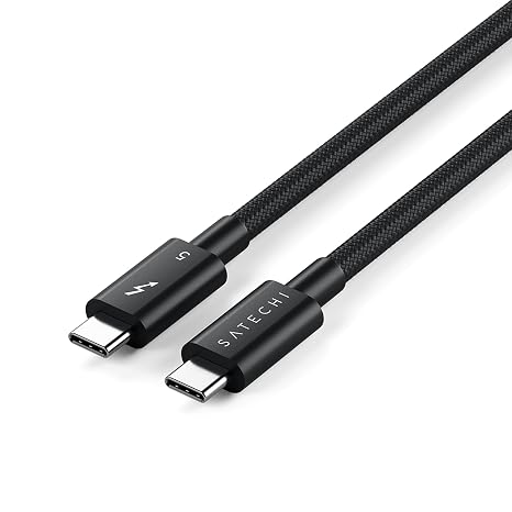 Satechi Certified Thunderbolt 5 Cable, 240W PD Charging, 120Gb/s Data
