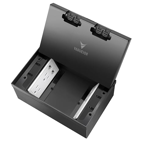 Recessed Flat Hidden Socket Kit,Recessed Floor Outlet with